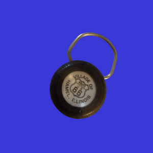 Collectors Key Ring Rt 66 VILLAGE OF HAMEL IL NIP